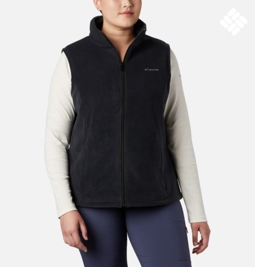 Columbia Benton Springs Vest Dame Svarte | Plus Size 06957W